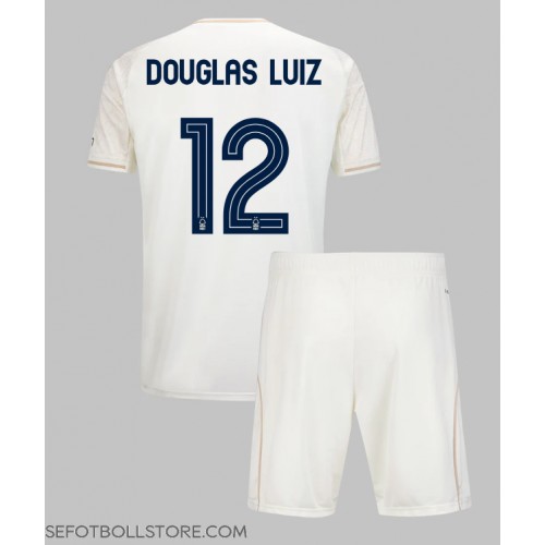 Nottingham Forest Douglas Luiz #12 Replika babykläder Bortaställ Barn 2025-26 Kortärmad (+ korta byxor)